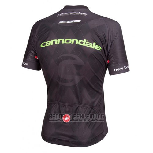 2016 Fahrradbekleidung Cannondale Shwarz Trikot Kurzarm und Tragerhose - zum Schließen ins Bild klicken